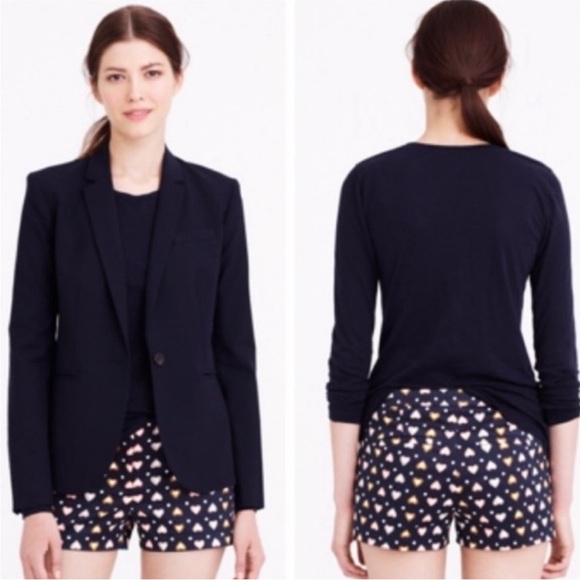 J.Crew Heart Print Mini Shorts Size 0 - Picture 2 of 7